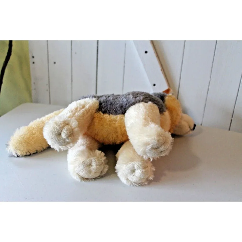 Aurora World Gray Wolf Husky Dog Plush Stuffed Animal 12” Clean